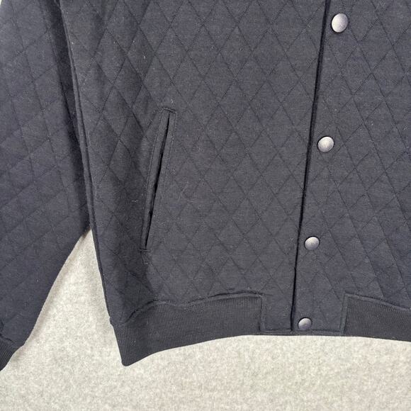 Sovereign Code Jacket Mens Medium Navy Princeton Quilted Bomber Varsity Jersey** - Picture 4 of 10